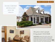 Tablet Screenshot of clarispointebr.com